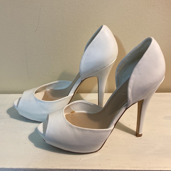 Aldo white peep toe heels - Picture 4 of 7
